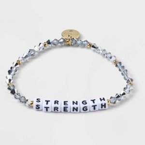 Little Words Project “Strength” Stretch Bracelet, size S/M
